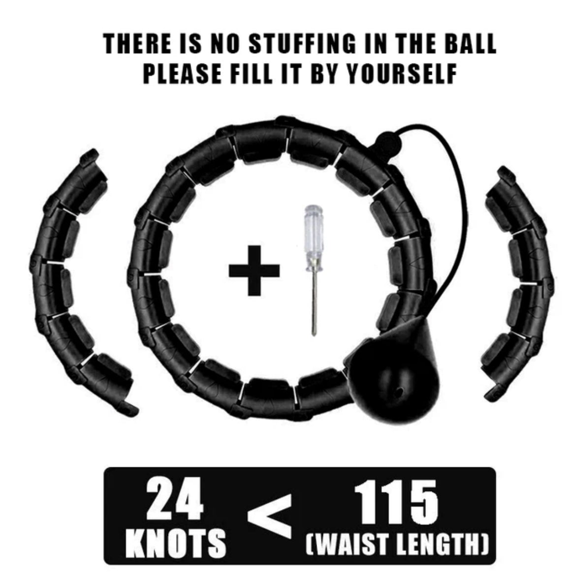 Weighted Adjustable Smart Hula Hoop